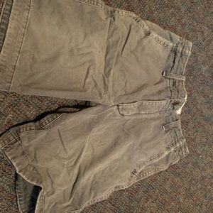 Abercrombie & Fitch Blue/Grey Khaki Shorts 30